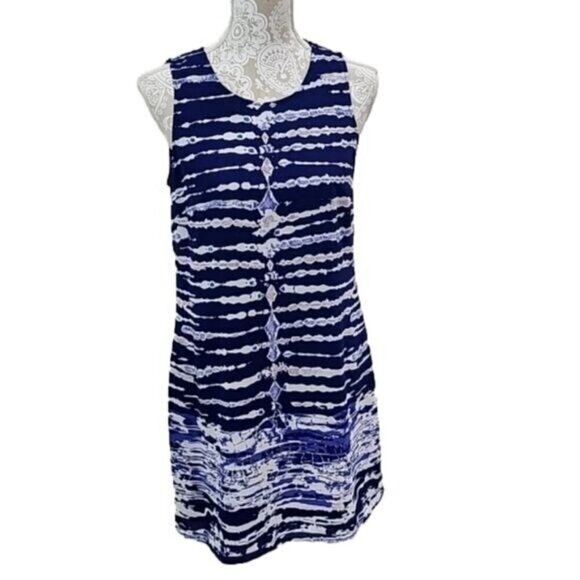 Saint Tropez West dress Mini sheath lined sleeveless vacation womens 6 - Picture 1 of 6
